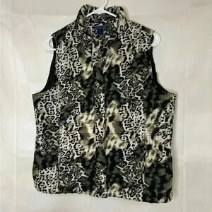 Womens size large bandolino brand puff vest, #j375